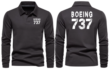 BOEING CFM 56 LONG SLEEVE POLO
